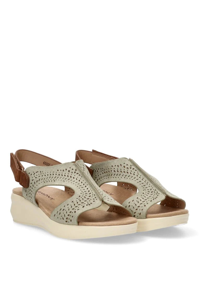 SANDALIA MUJER ETIKA 40005 KAKI