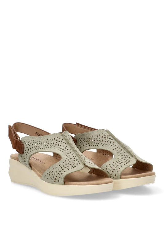 SANDALIA MUJER ETIKA 40005 KAKI