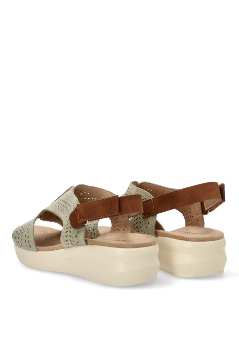 SANDALIA MUJER ETIKA 40005 KAKI