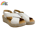 SANDALIA MUJER PITILLOS BLANCO 11265