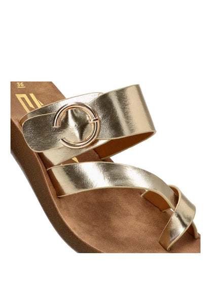 SANDALIA MUJER ETIKA 10128 ORO