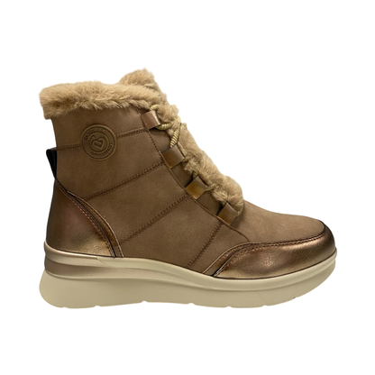 BOTIN MUJER CORDONES AMARPIES 27091 TAUPE