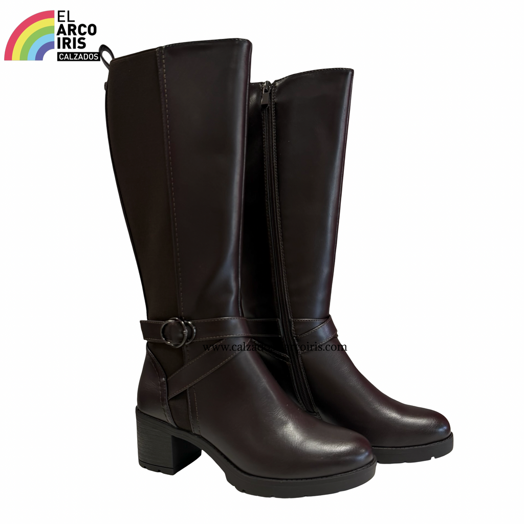 BOTA ALTA MUJER AMARPIES 31172 CAMEL