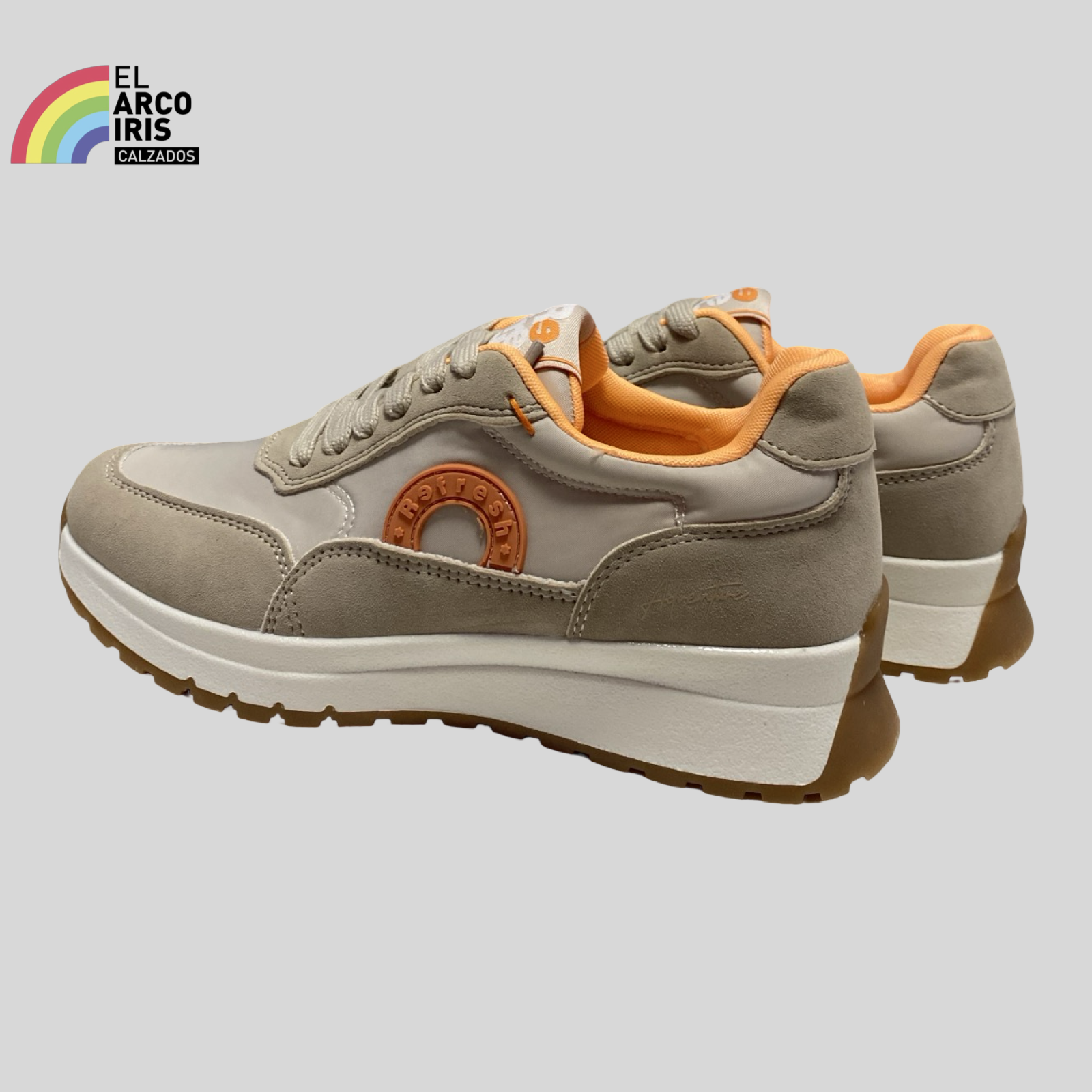 DEPORTIVA MUJER REFRESH 175054 BEIGE