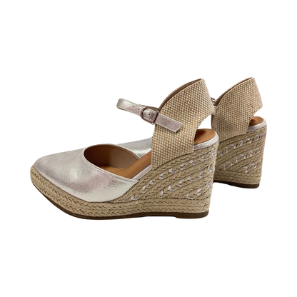 SANDALIA MUJER MANDARINA 819DF PLATA