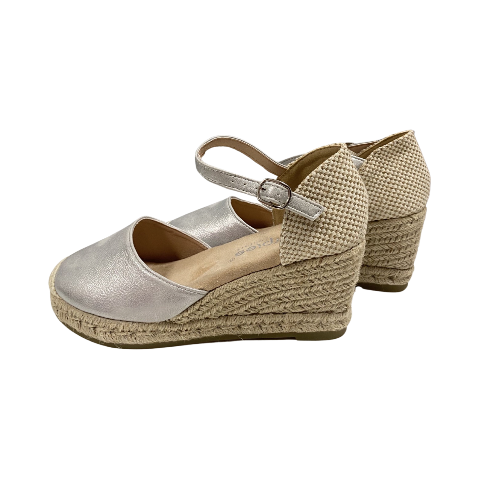 SANDALIA VALENCIANA MUJER AMARPIES 26484 PLATA
