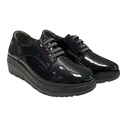 ZAPATO MUJER ELÁSTICO CUÑA NEGRO MYSOFT 25M586