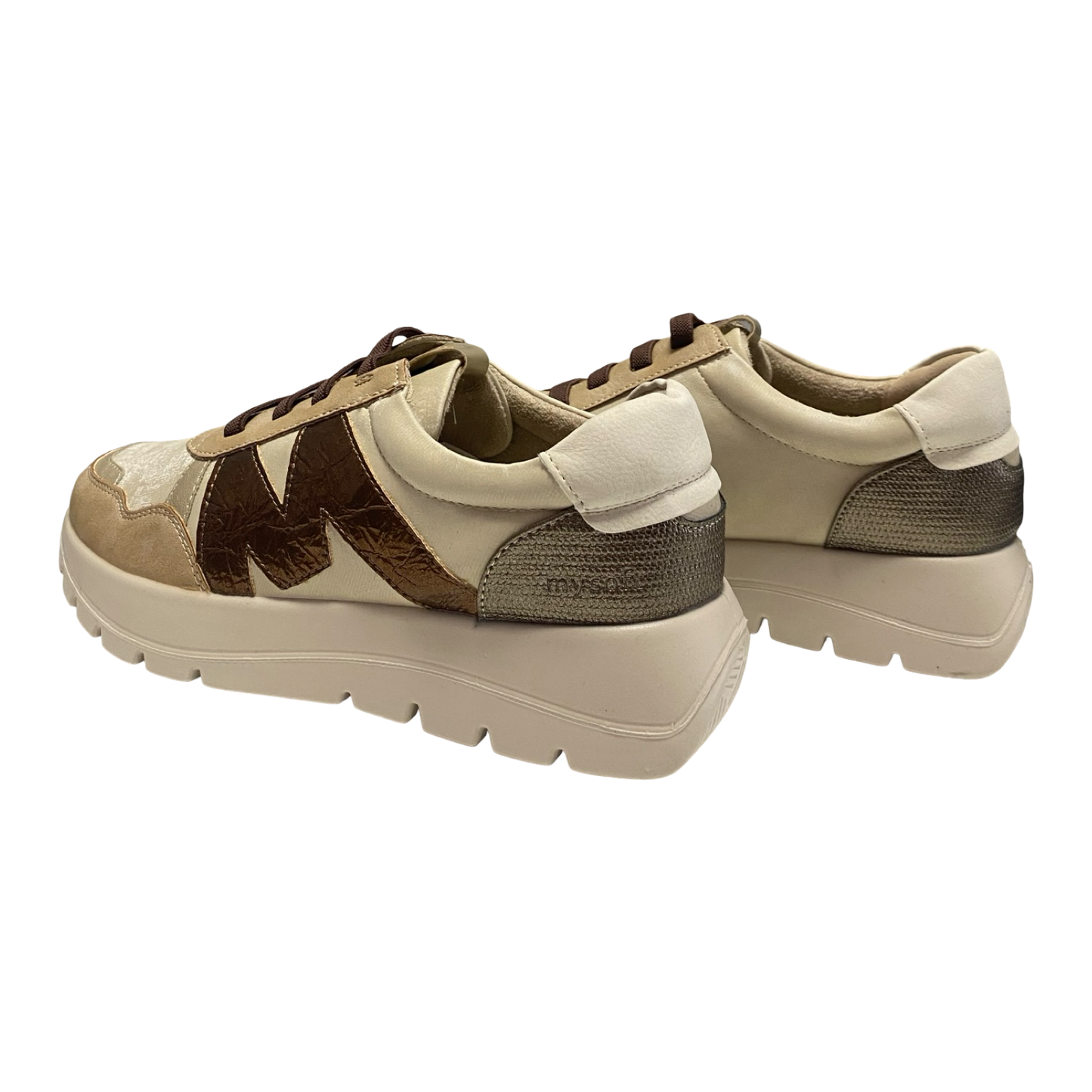 ZAPATO MUJER  BEIG/MARRÓN  MYSOFT 25M622