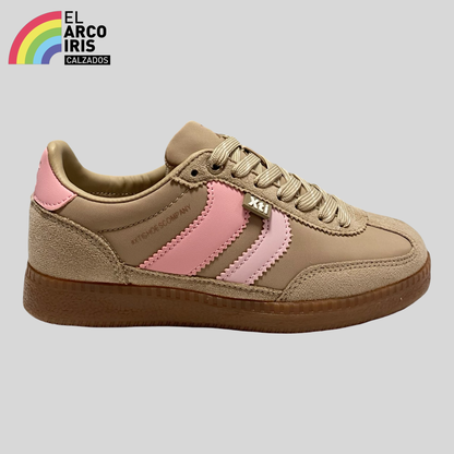DEPORTIVA MUJER XTI 145052 BEIGE