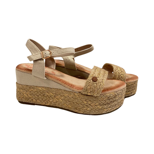 SANDALIA MUJER MANDARINA 733DF ORO