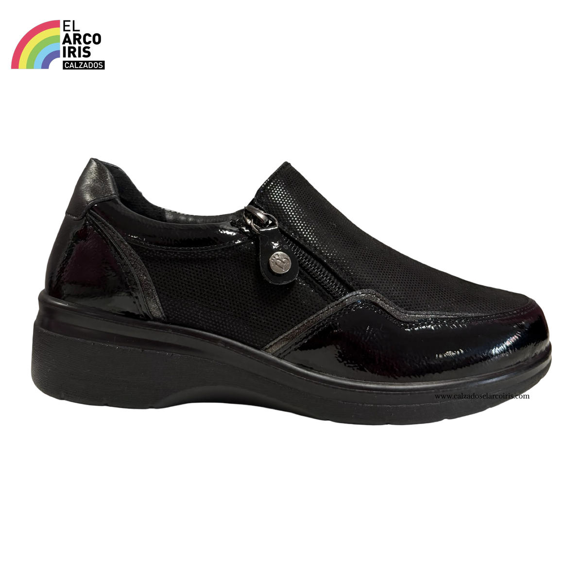 ZAPATO MUJER AMARPIES 31033 NEGRO