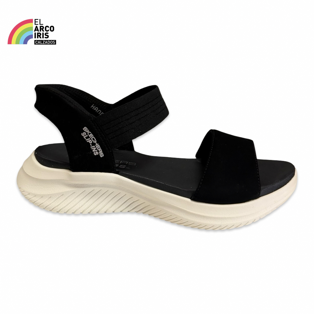 SANDALIA MUJER SKECHERS SLIP-INS BBK