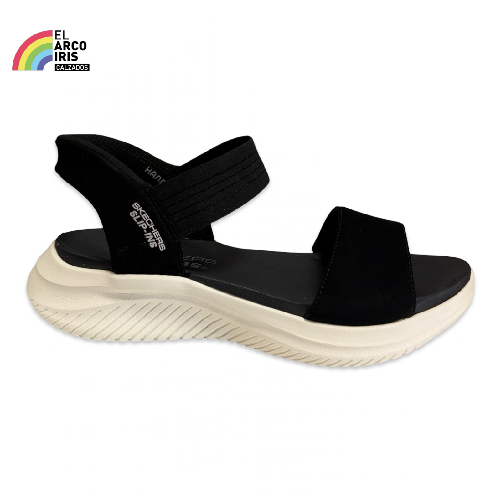 SANDALIA MUJER SKECHERS SLIP-INS BBK