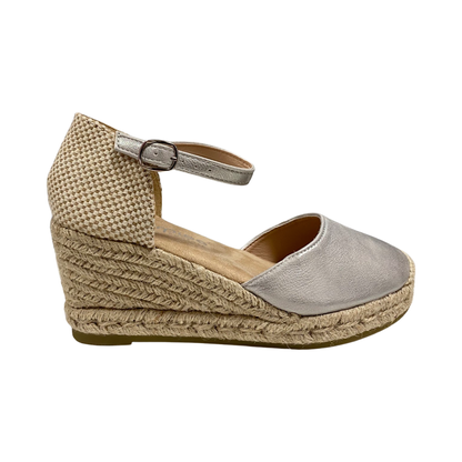 SANDALIA VALENCIANA MUJER AMARPIES 26484 PLATA