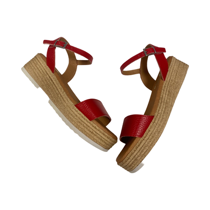 SANDALIA MUJER CAI 5437 ROJO