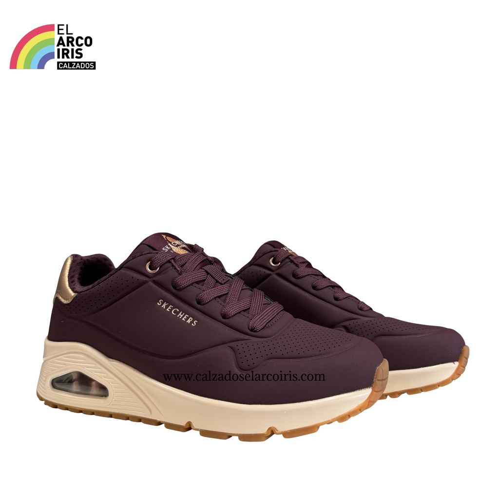 DEPORTIVA MUJER SKECHERS 177094 WINE