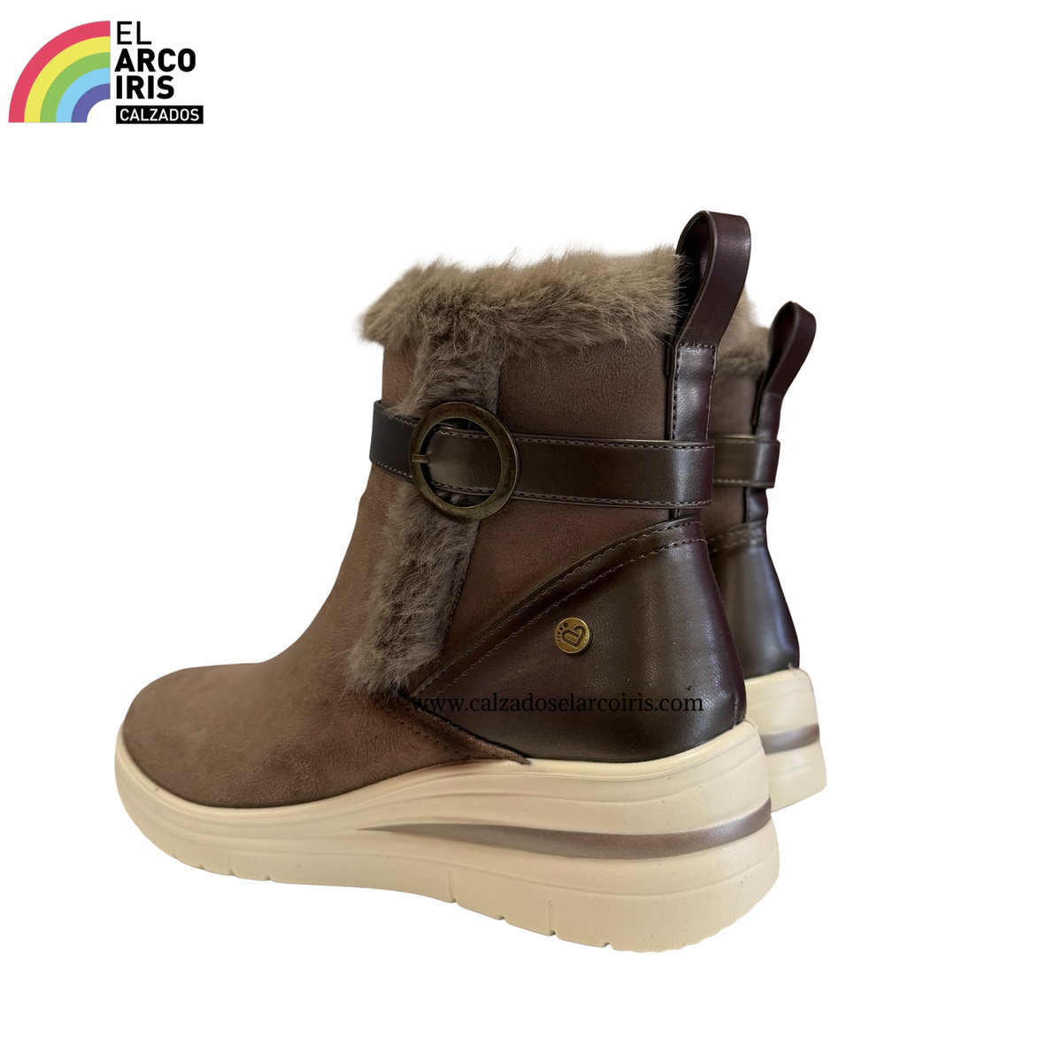 BOTIN MUJER AMARPIES 31065 TAUPE
