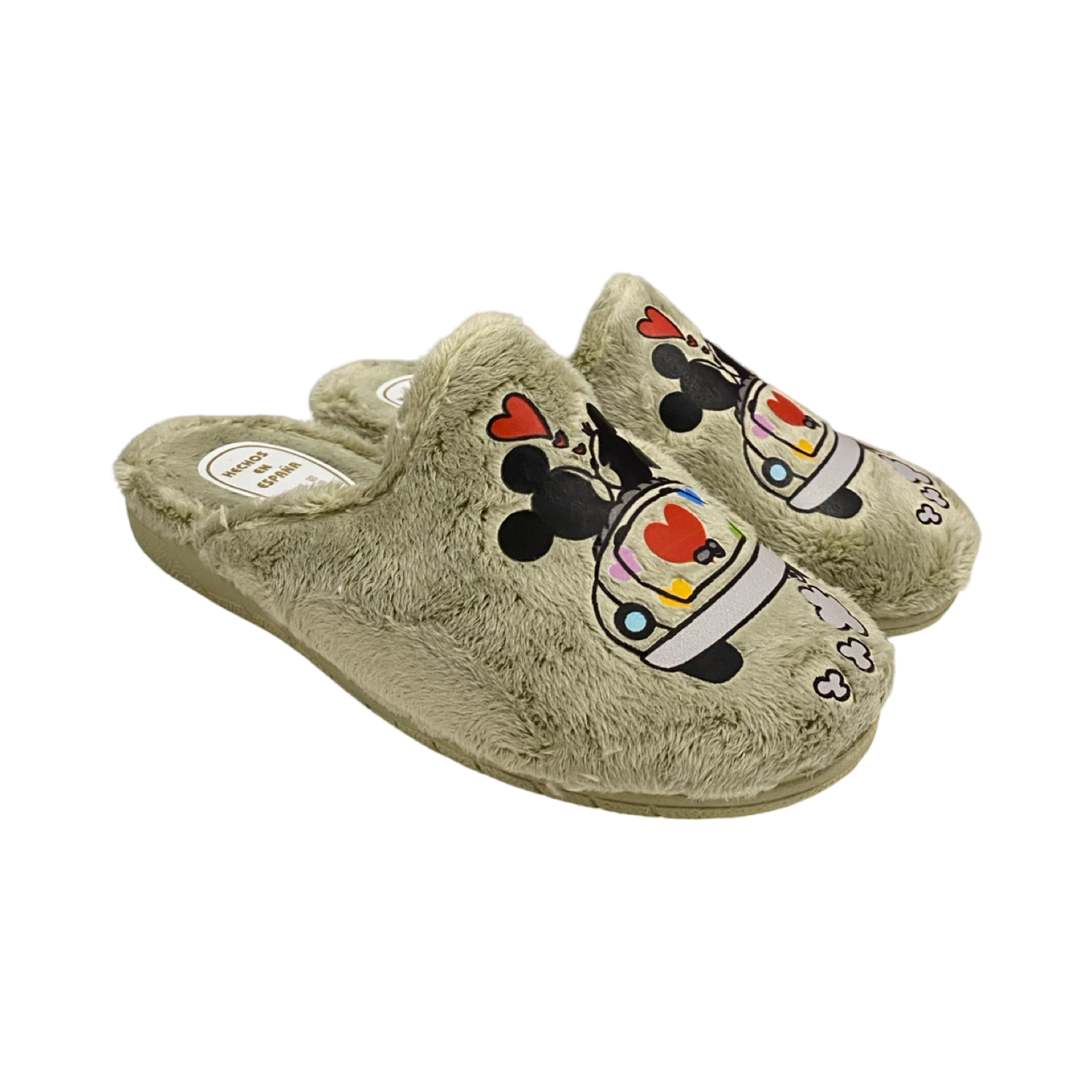 ZAPATILLA MUJER CASA MICKEY HU- 660 KAKI