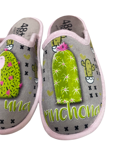 ZAPATILLA MUJER CASA 129215 GRIS