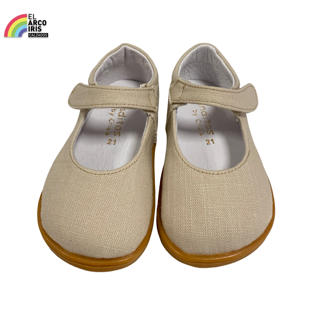 ZAPATO BAREFOOT NIÑA BLANDITOS LINO DELHI BEIG26V
