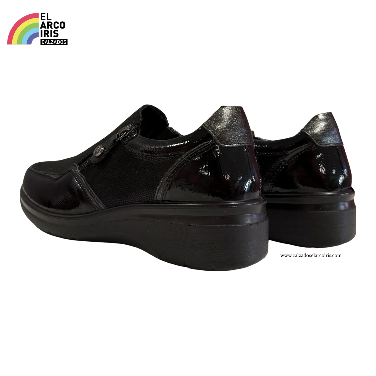 ZAPATO MUJER AMARPIES 31033 NEGRO