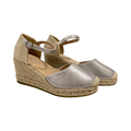 SANDALIA VALENCIANA MUJER AMARPIES 26484 PLATA