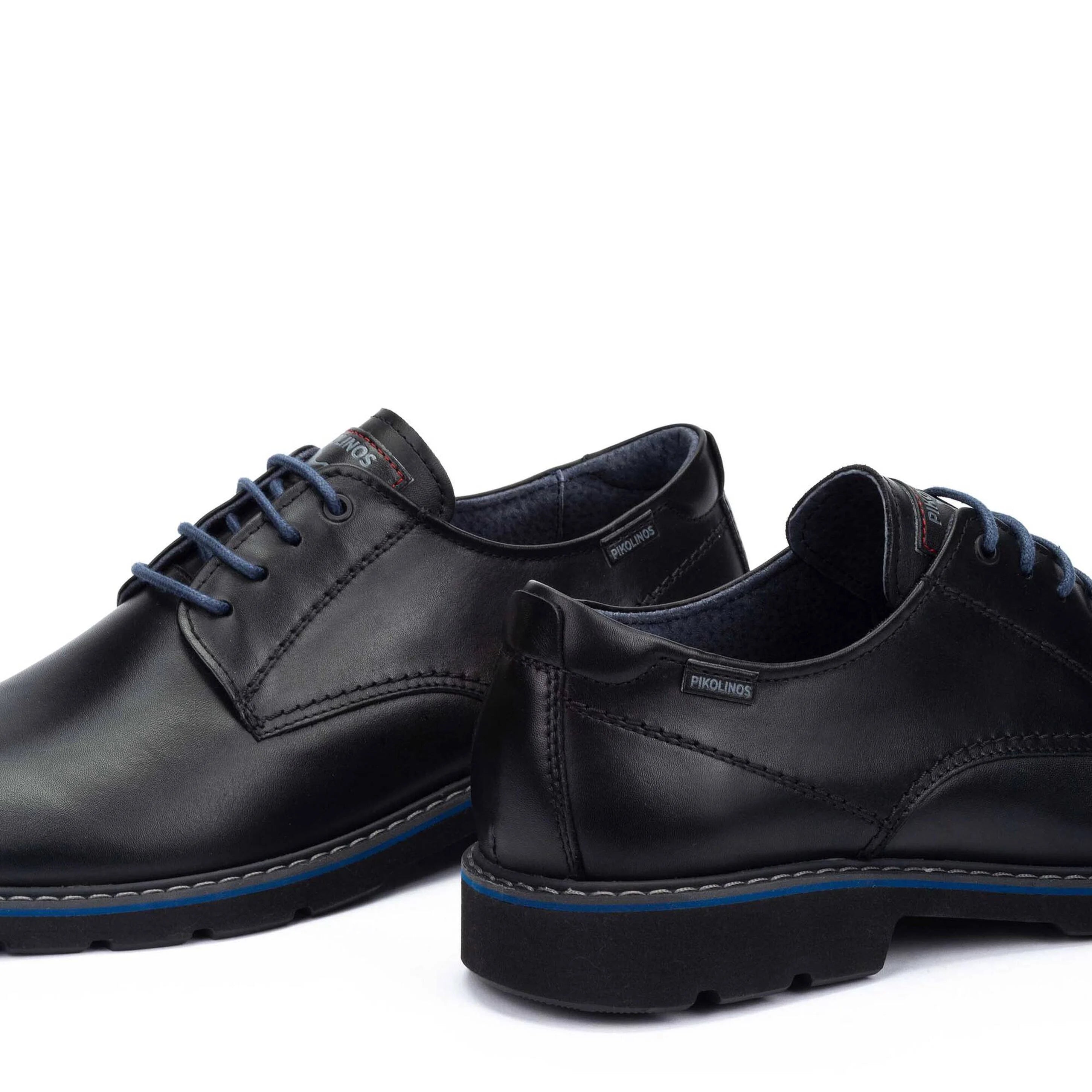 ZAPATO HOMBRE CORDONES PIKOLINOS ALARCON 4289 NEGRO