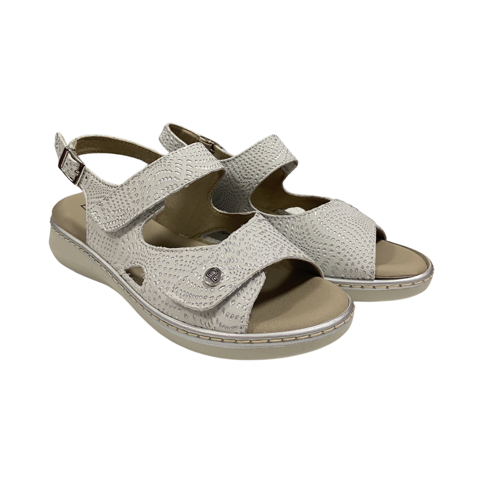 SANDALIA MUJER PITILLOS 5580 PLATA
