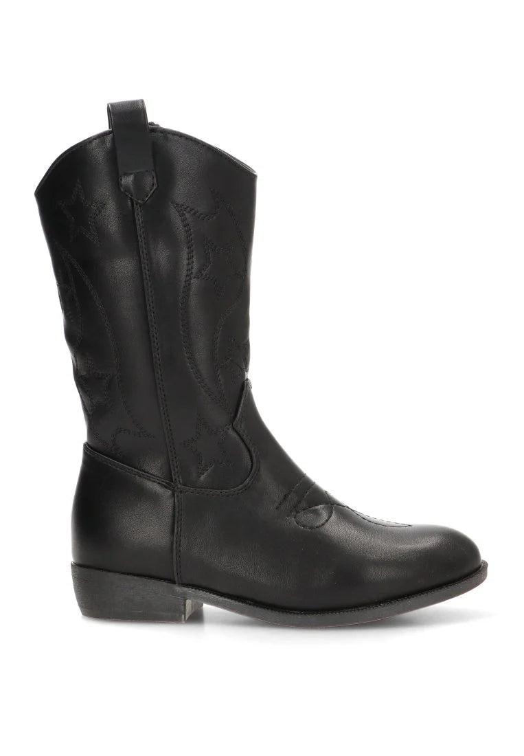 BOTA NIÑA COWBOY ETIKA 110583 NEGRO