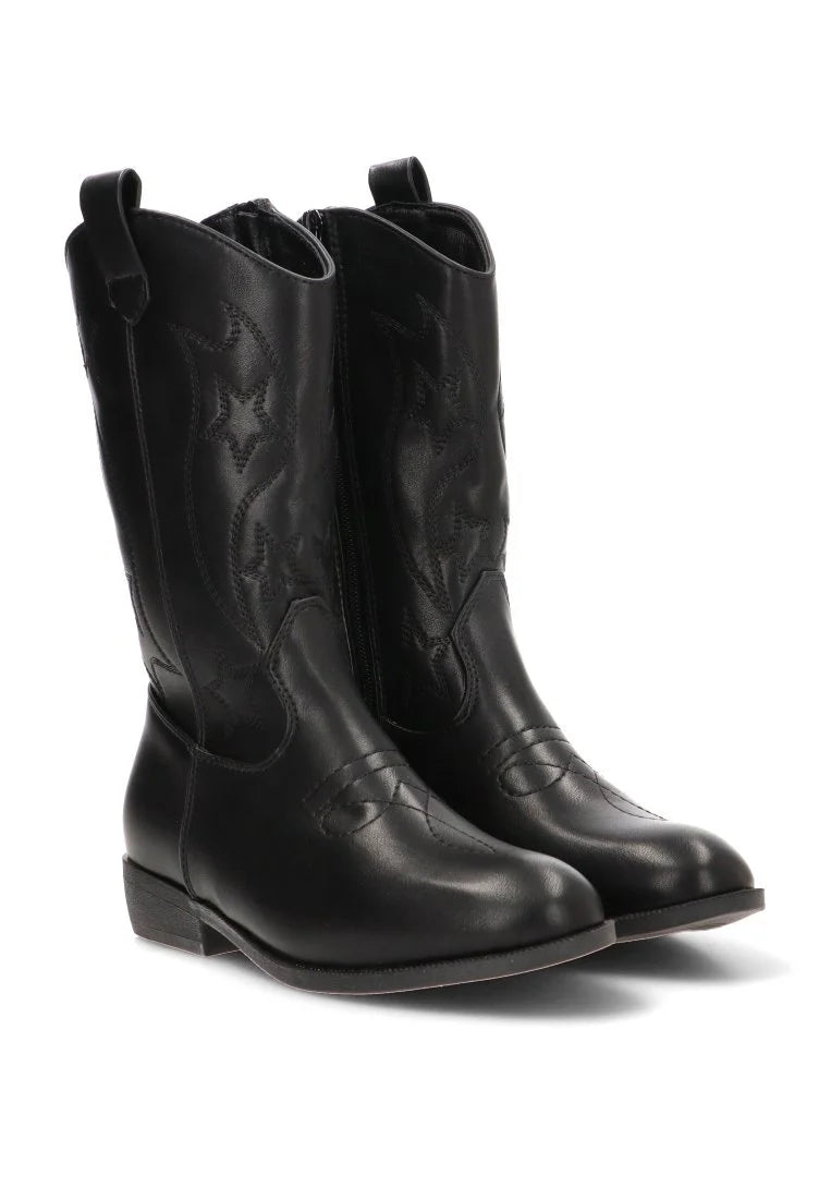 BOTA NIÑA COWBOY ETIKA 110583 NEGRO