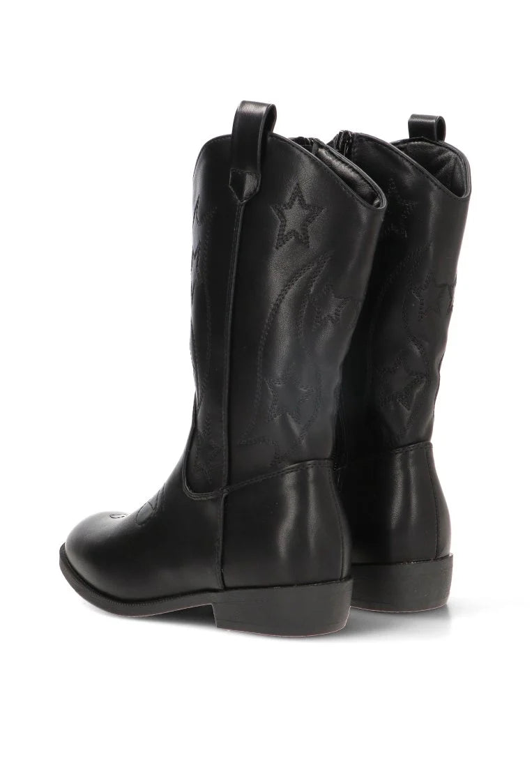 BOTA NIÑA COWBOY ETIKA 110583 NEGRO