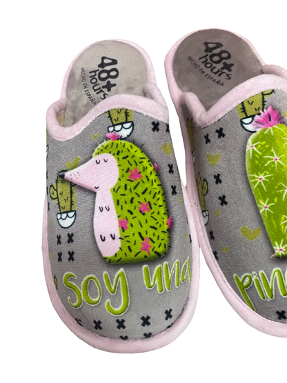 ZAPATILLA MUJER CASA 129215 GRIS