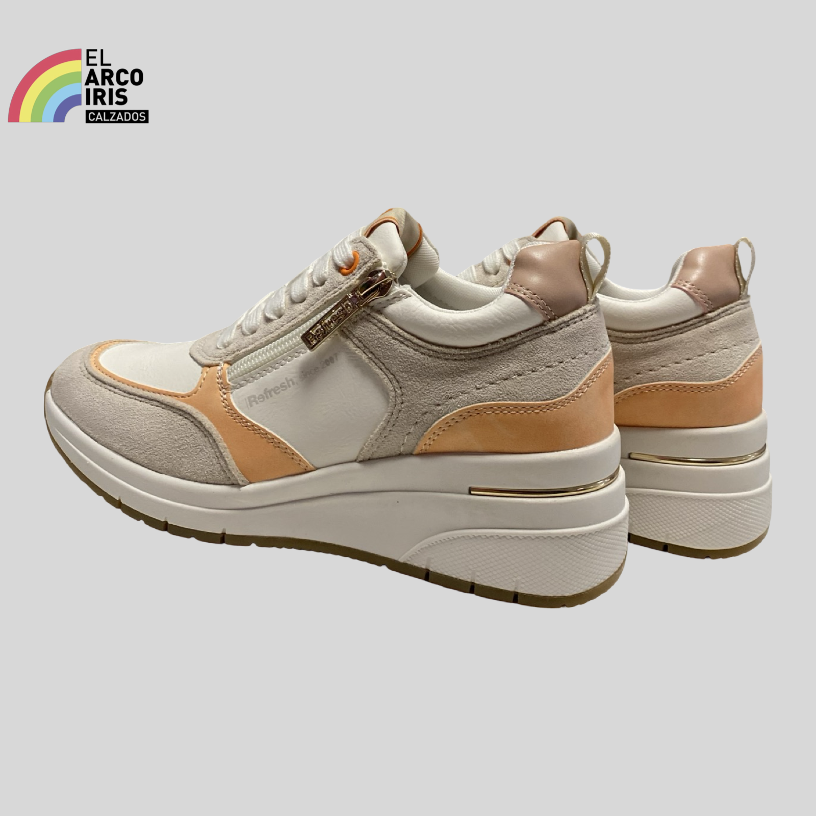 DEPORTIVA MUJER REFRESH 175051 BEIGE