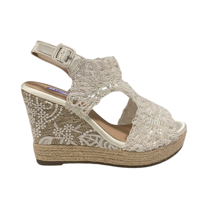 SANDALIA MUJER MANDARINA SARA BLANCO