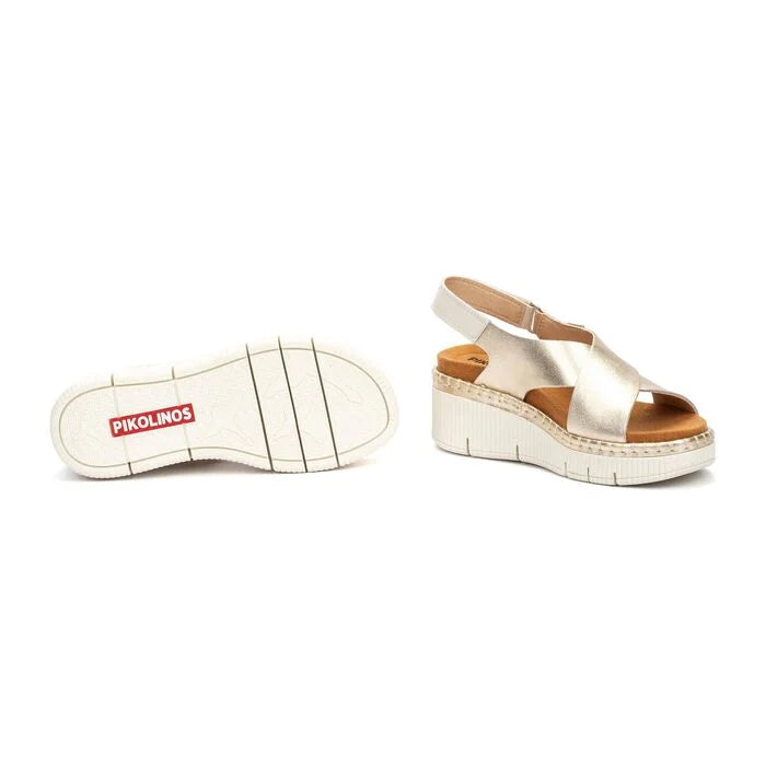 SANDALIA MUJER PIKOLINOS GOMERA ORO 0606