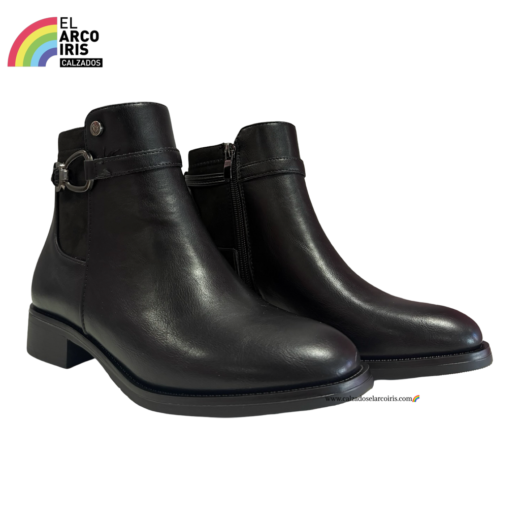 BOTIN MUJER PLANO AMARPIES 31185 NEGRO