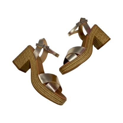 SANDALIA MUJER CAI 5466 CHAMPAN