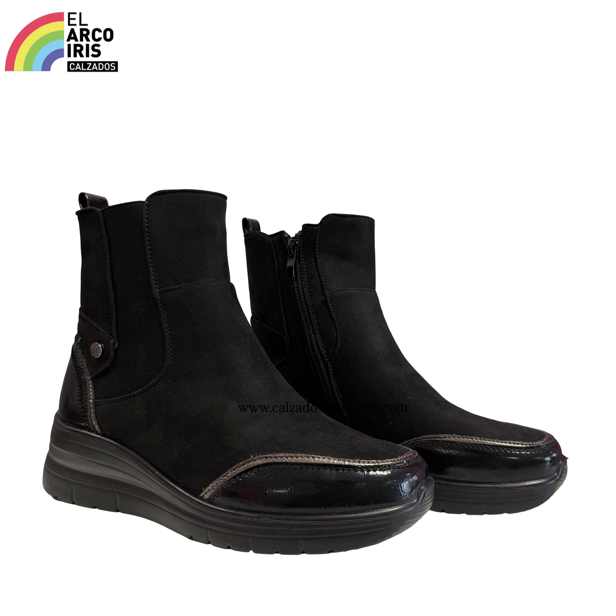BOTIN MUJER AMARPIES 31064 NEGRO