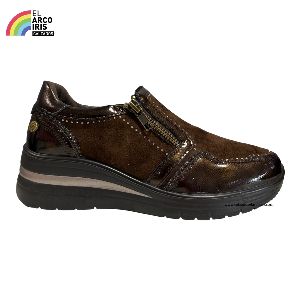 ZAPATO MUJER AMARPIES 31061 MARRON