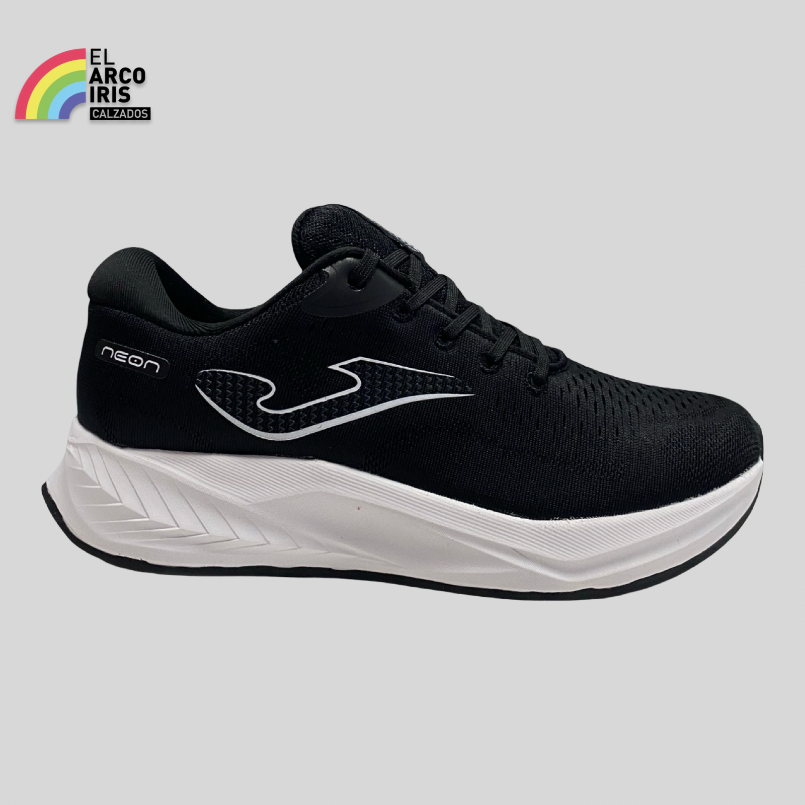 DEPORTIVA MUJER RUNNING JOMA NEON NEGRO
