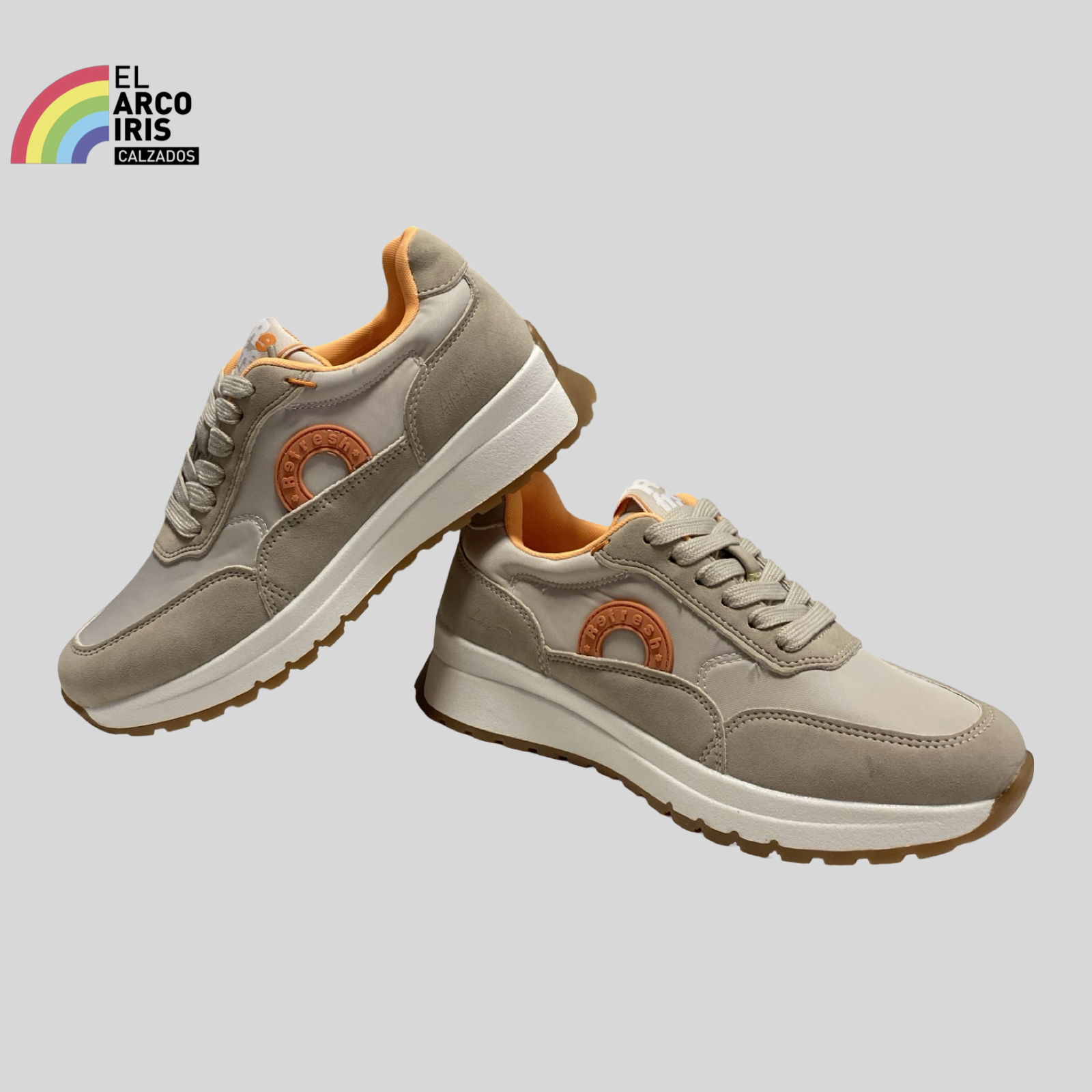 DEPORTIVA MUJER REFRESH 175054 BEIGE