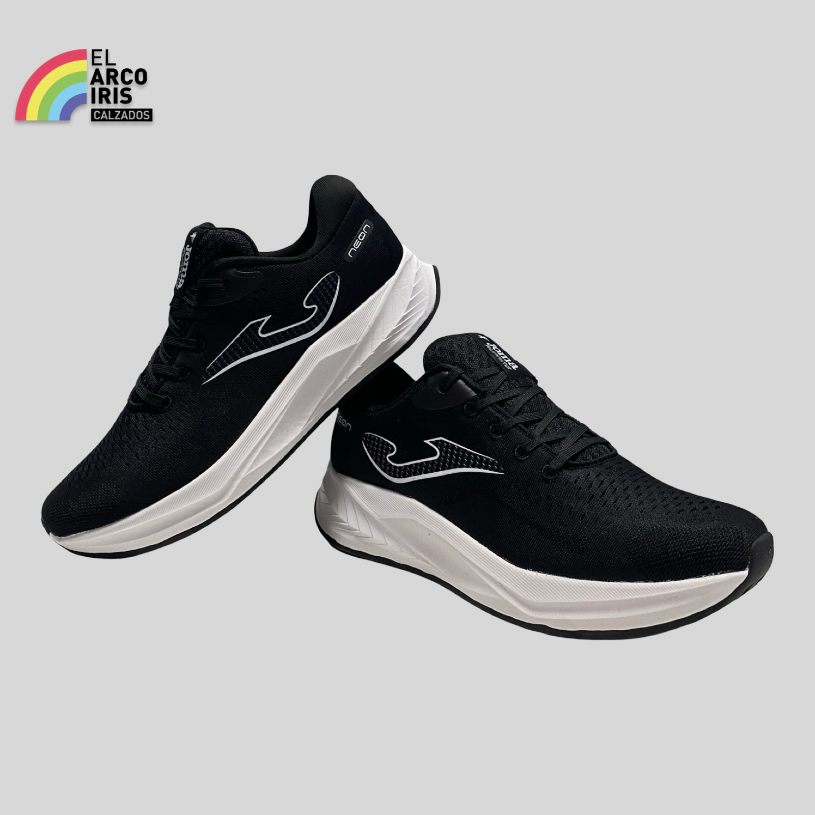 DEPORTIVA MUJER RUNNING JOMA NEON NEGRO