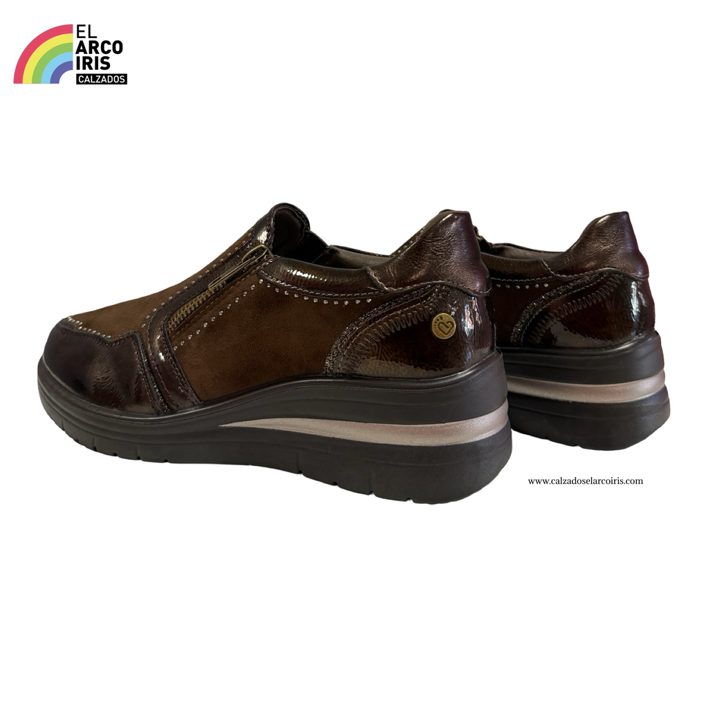 ZAPATO MUJER AMARPIES 31061 MARRON