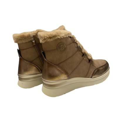 BOTIN MUJER CORDONES AMARPIES 27091 TAUPE