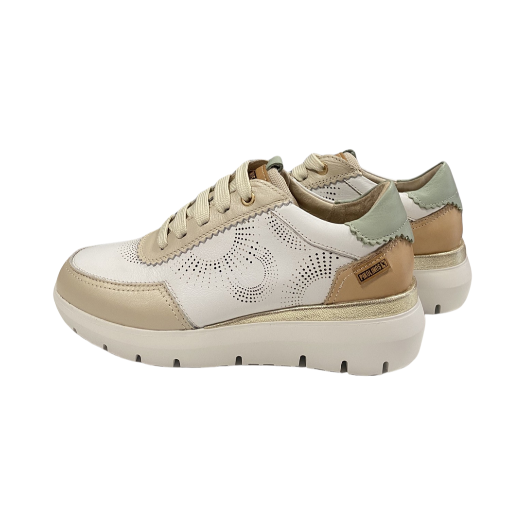 ZAPATO MUJER PIKOLINOS RUEDA 6553 BLANCO