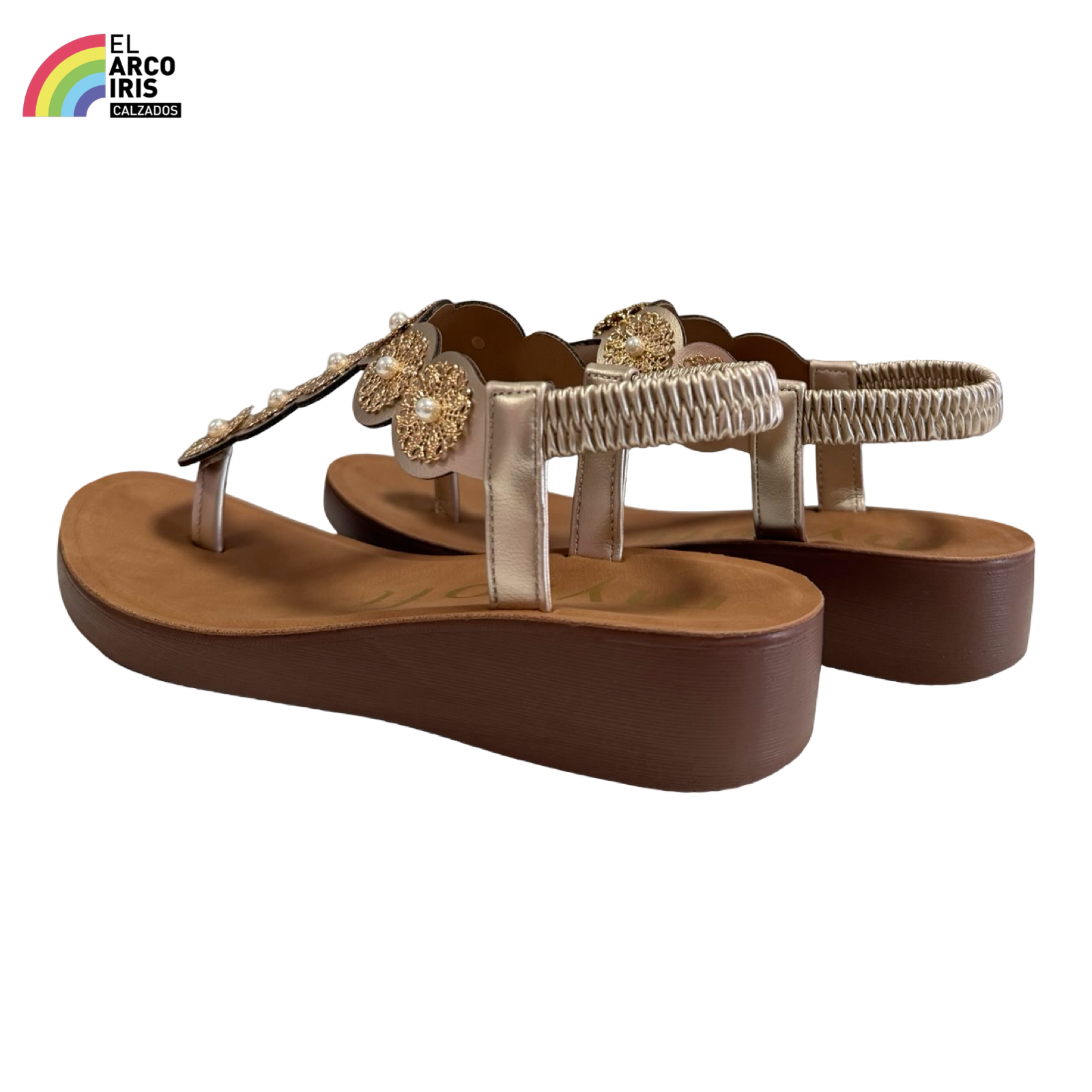 SANDALIA MUJER MYSOFT DEDO 26M172 PLATINO