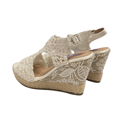 SANDALIA MUJER MANDARINA SARA BLANCO