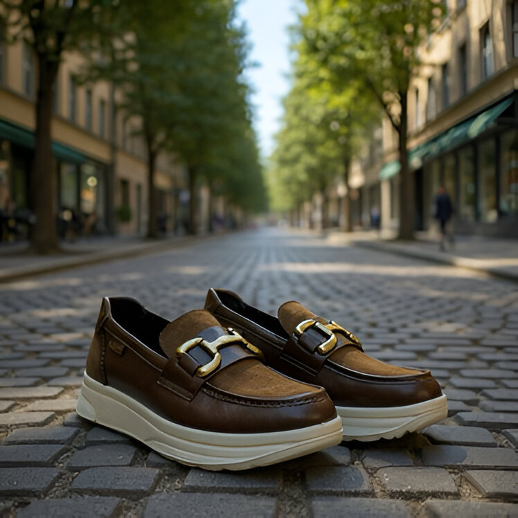 ZAPATO MOCASIN MUJER AMARPIES 29403 BRONCE