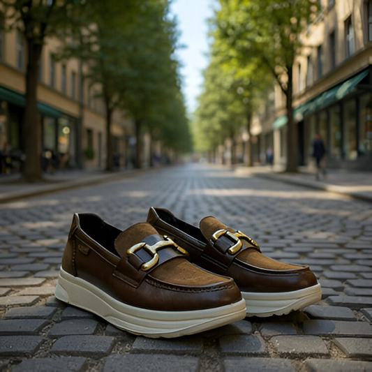 ZAPATO MOCASIN MUJER AMARPIES 29403 BRONCE