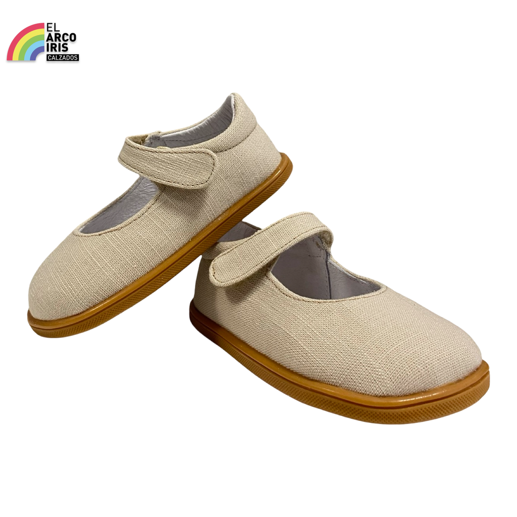 ZAPATO BAREFOOT NIÑA BLANDITOS LINO DELHI BEIG26V